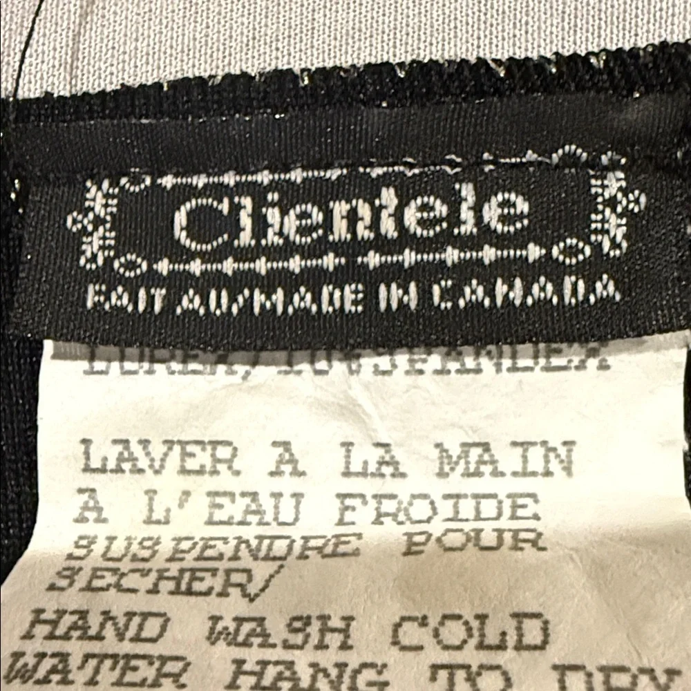 Clientele Blouse Black Shimmer Women's Top Size 1X - Picture 10 of 12